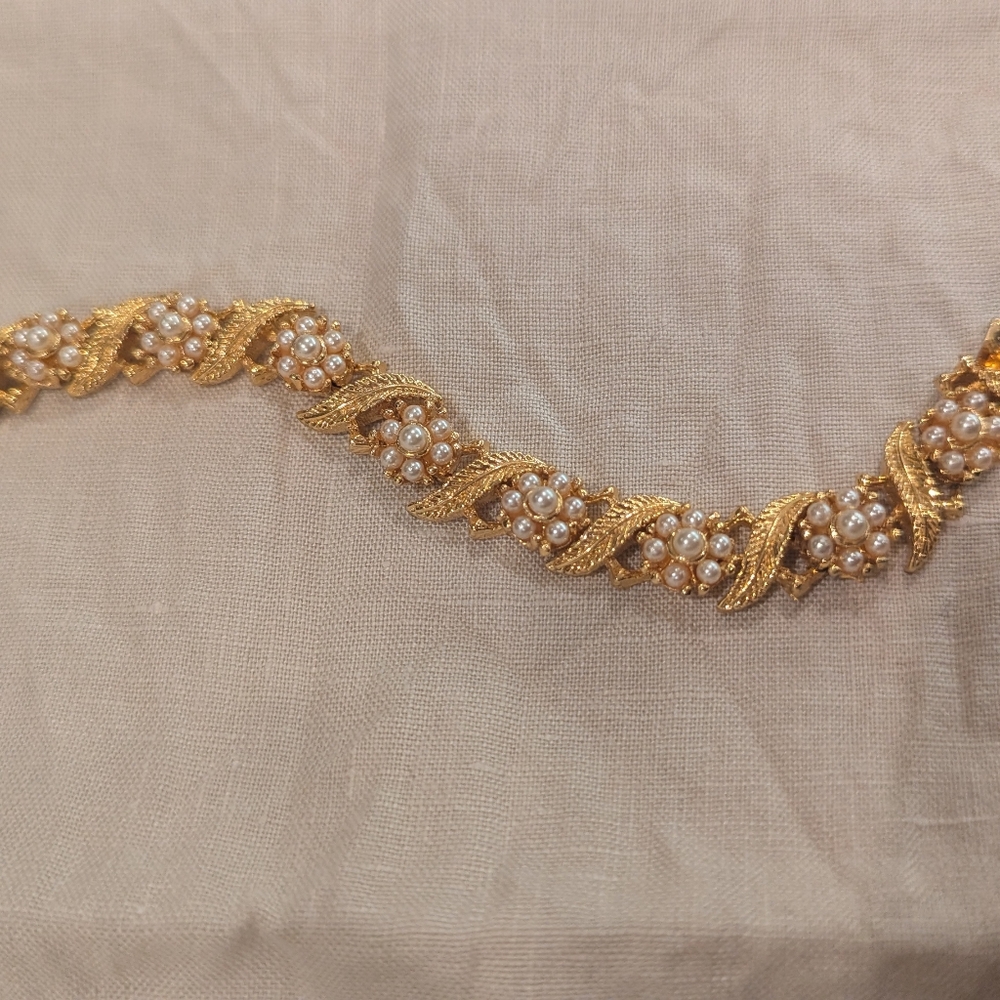 Vintage pearl bracelet 70's